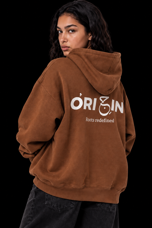 Origin Puff Hoodie – Brown