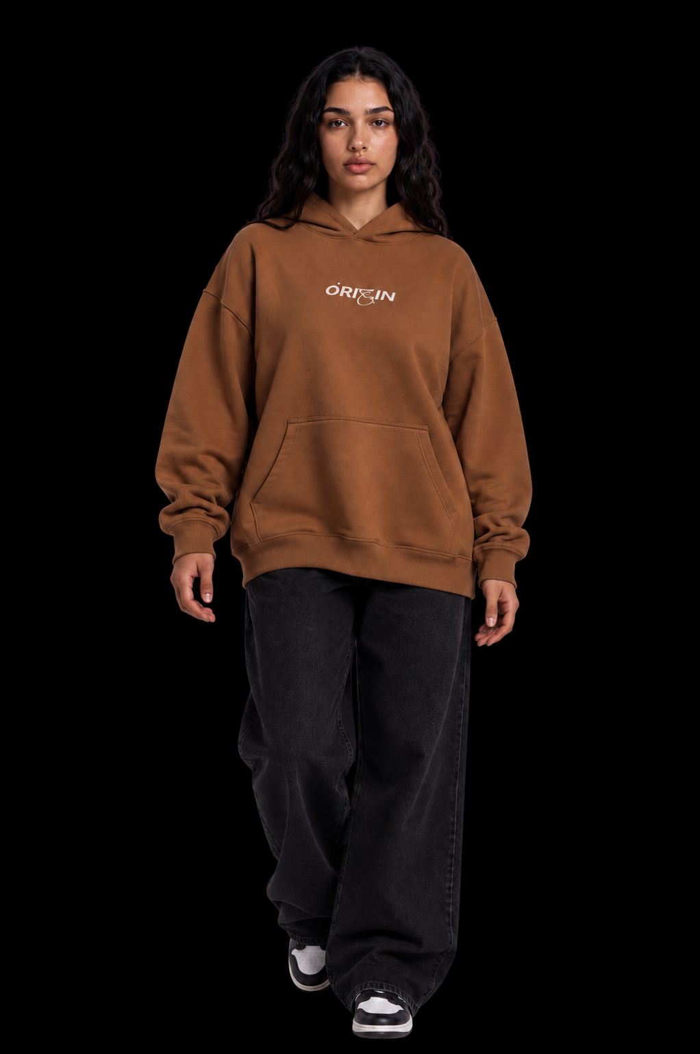 Origin Brown Puff print